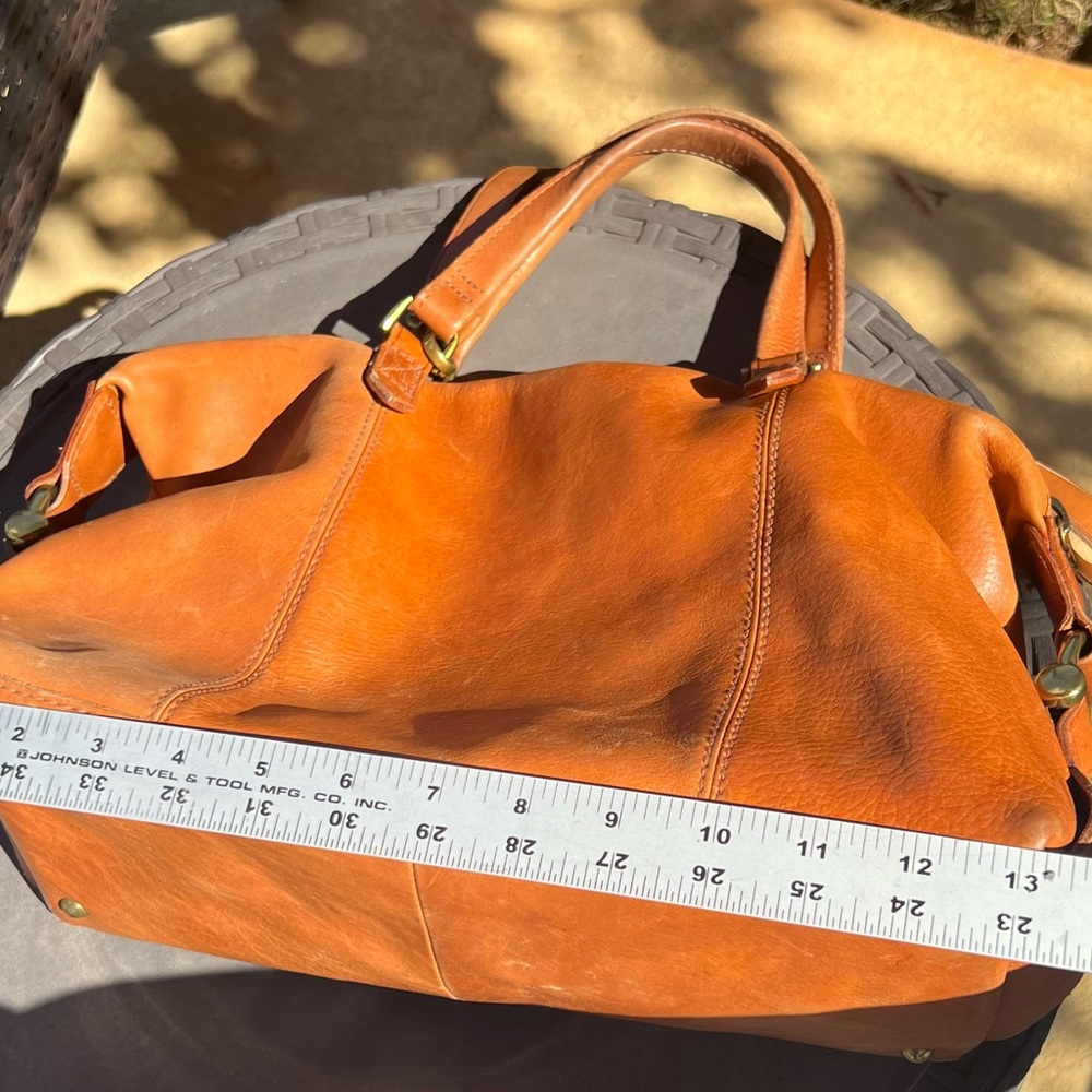 MADEWELL Kensington satchel in saddle brown
